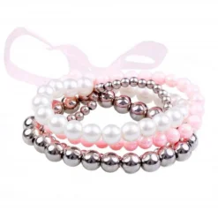 braccialetti perlati (4 pezzi)