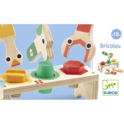 bricolou - banco da lavoro in legno con attrezzi