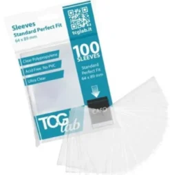 100 bustine protettive standard perfect fit - ultra clear - 50 micron