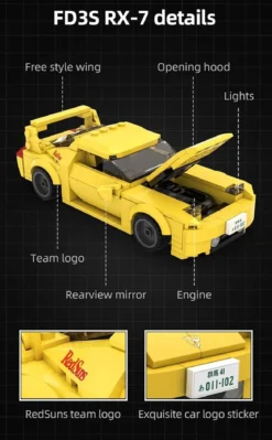 cada - initial d mazda gialla fd3s rx-7 - 278 pz