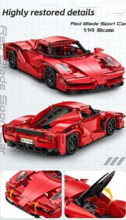 cada - rc red blade sports car - 405 pcs