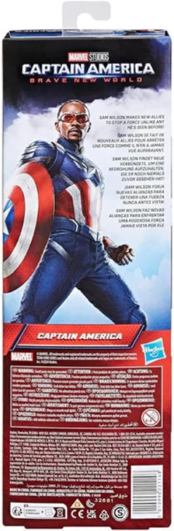 captain america brave new world - sam wilson titan hero 30cm