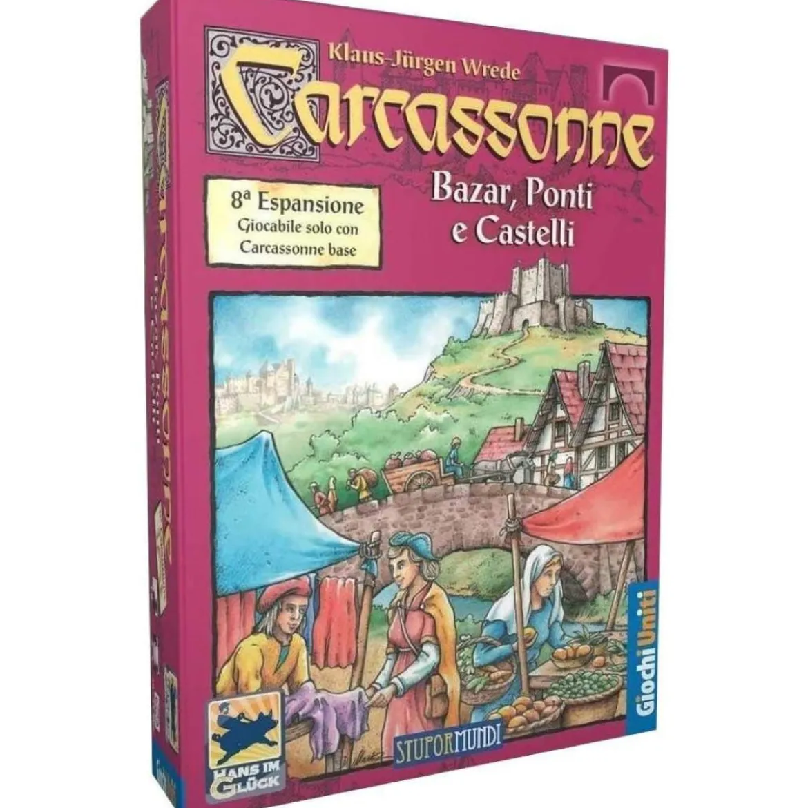 carcassonne - bazar, ponti e castelli - espansione 8