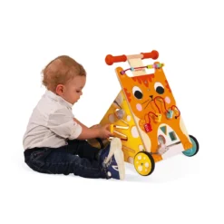 carrello multiattività gatto in legno