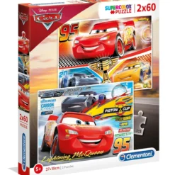 cars 3 - puzzle 2x60 pezzi