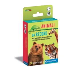 carte gioco sapientino - animali da record