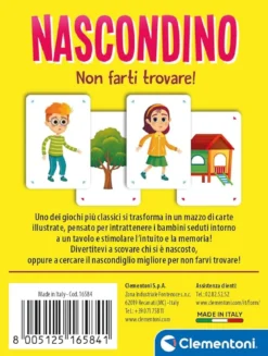 carte gioco sapientino - nascondino