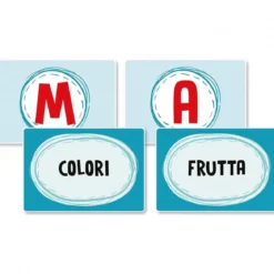 carte gioco sapientino - nomi cose città