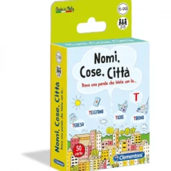 carte gioco sapientino - nomi cose città