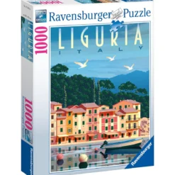 cartolina dalla liguria - puzzle 1000 pezzi