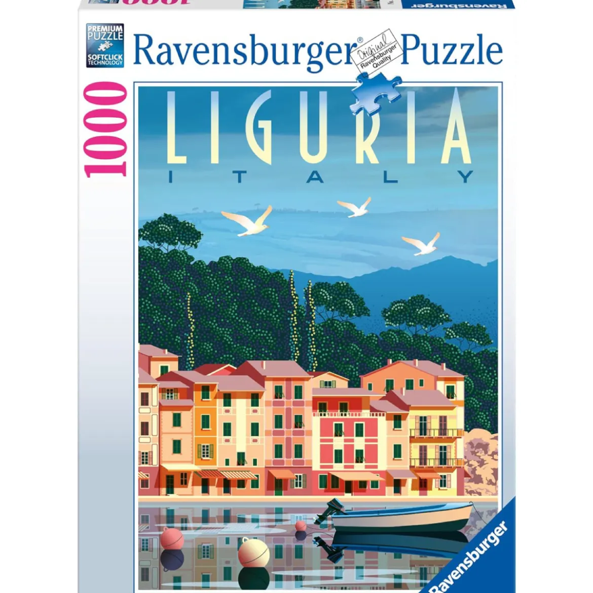 cartolina dalla liguria - puzzle 1000 pezzi