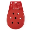 casco bicicletta protettivo rosso