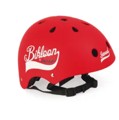 casco bicicletta protettivo rosso