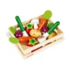 cassetta con 12 verdure in legno