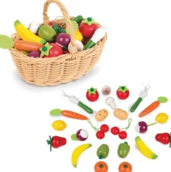 cestino con 24 frutti e verdure miste