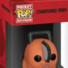 chainsaw man - pochita 4cm - funko pocket pop! portachiavi