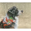 christmas collie - diamond dotz intermediate dd10.036 50.5x40.7cm