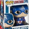 civil war - captain america 9cm - funko pop! 125