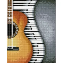 classical jazz - diamond dotz squares dq8.004 30x41cm