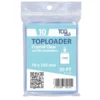 clear regular toploaders for standard size cards - 10 pezzi
