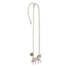 collana unicorno rosa