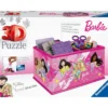 contenitore portaoggetti barbie - puzzle 3d
