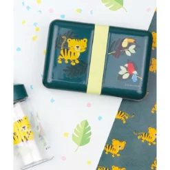 contenitore porta pranzo da decorare, tigre - senza bpa!