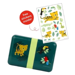 contenitore porta pranzo da decorare, tigre - senza bpa!