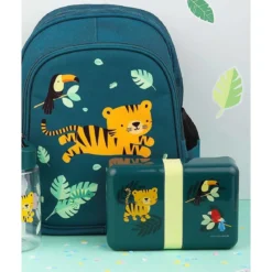 contenitore porta pranzo da decorare, tigre - senza bpa!