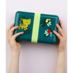 contenitore porta pranzo da decorare, tigre - senza bpa!