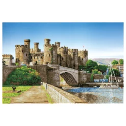 conwy castle, wales - diamond dotz intermediate dd12.063 52x52cm