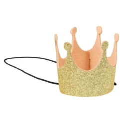 corona compleanno con fascia oro confezione regalo
