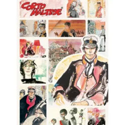 corto maltese - puzzle compact + poster - puzzle 1000 pezzi