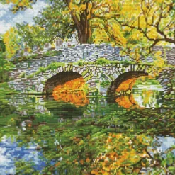 country bridge - diamond dotz intermediate dd12.059 52x52cm