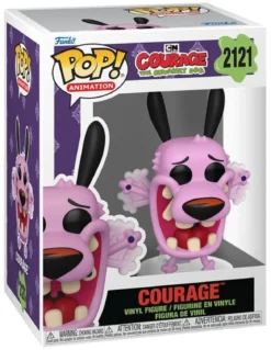 courage the cowy dog: leone cane fifone 9cm - funko pop! 2121