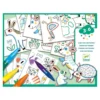 crea con le forme - set collage con gli animali