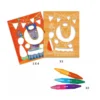 crea con le forme - set collage funambolo e palle