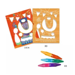 crea con le forme - set collage funambolo e palle