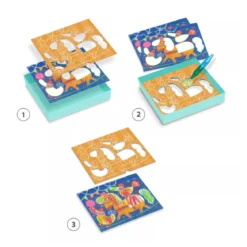 crea con le forme - set collage funambolo e palle