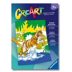 creart - album da colorare - animali pericolosi
