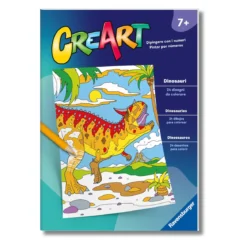 creart - album da colorare - dinosauri