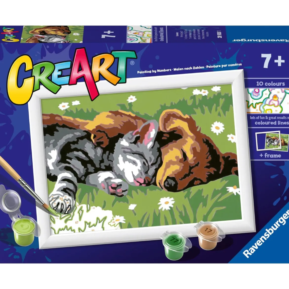 creart - cane e gatto dolce sonno