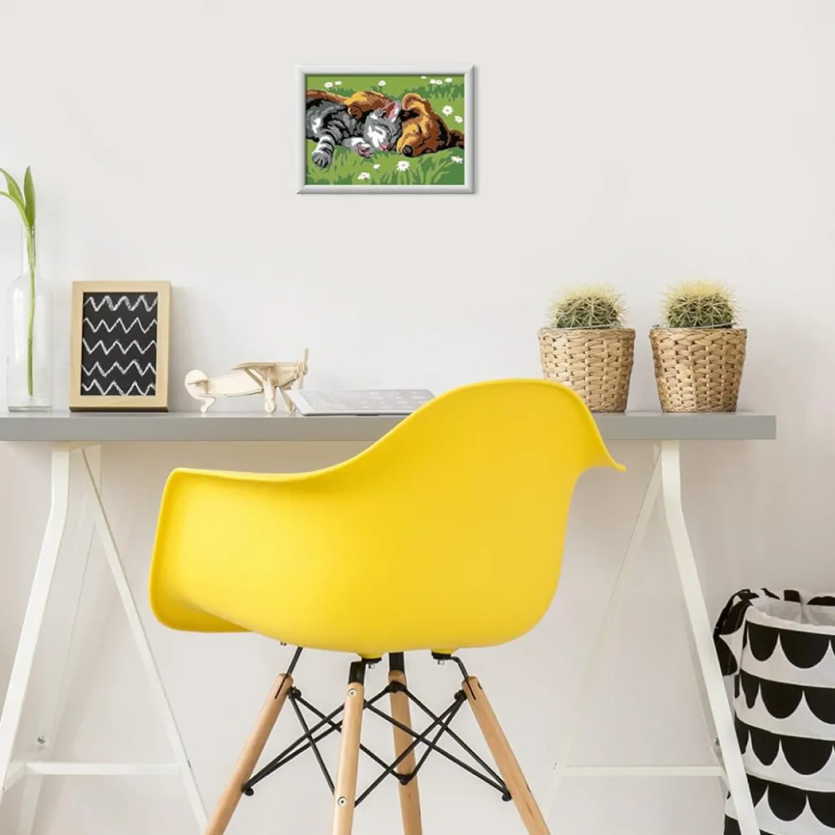 creart - cane e gatto dolce sonno