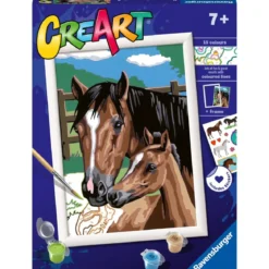 creart - cavalli al pascolo