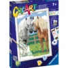 creart - coppia di cavalli