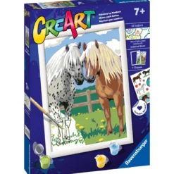 creart - coppia di cavalli