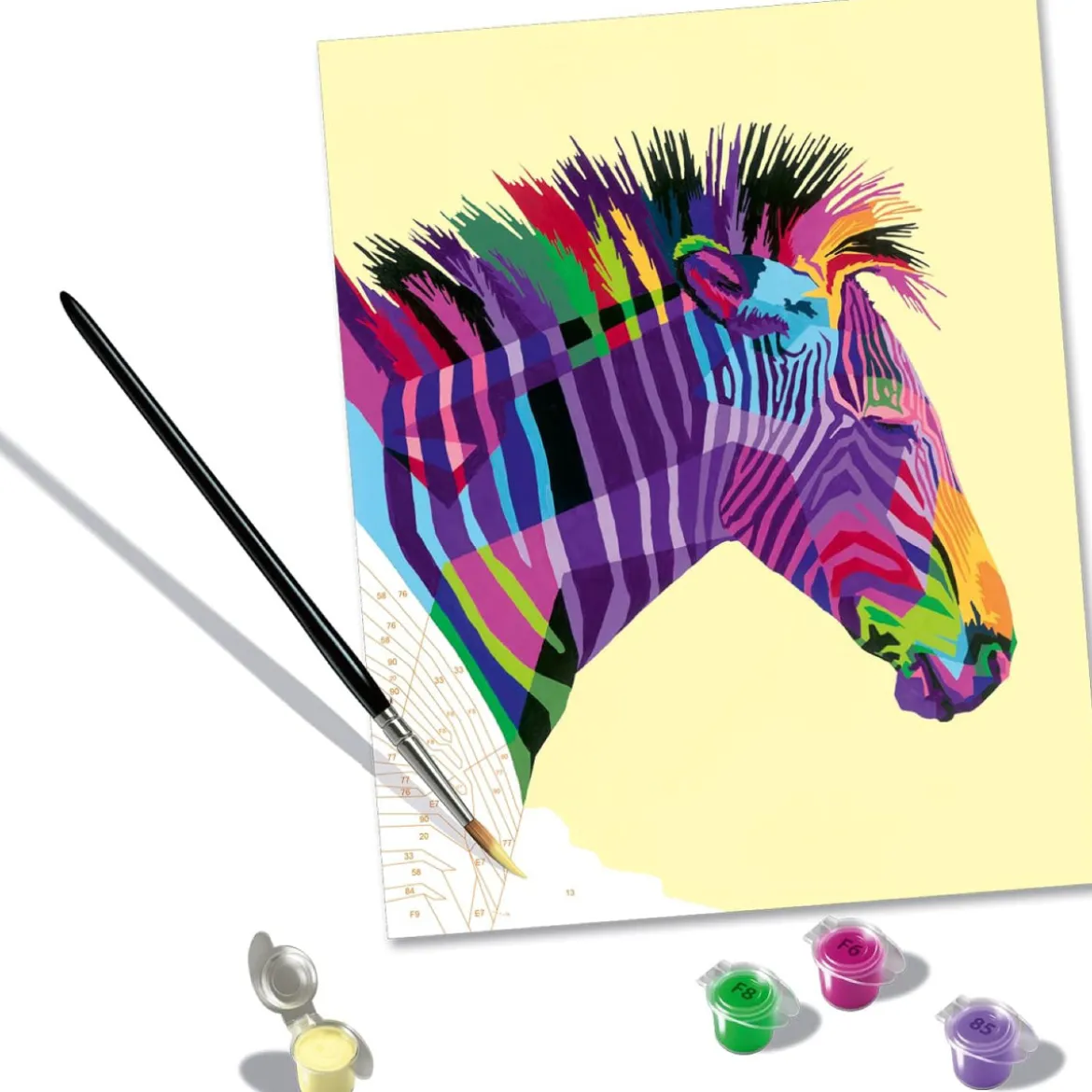 creart - funky zebra
