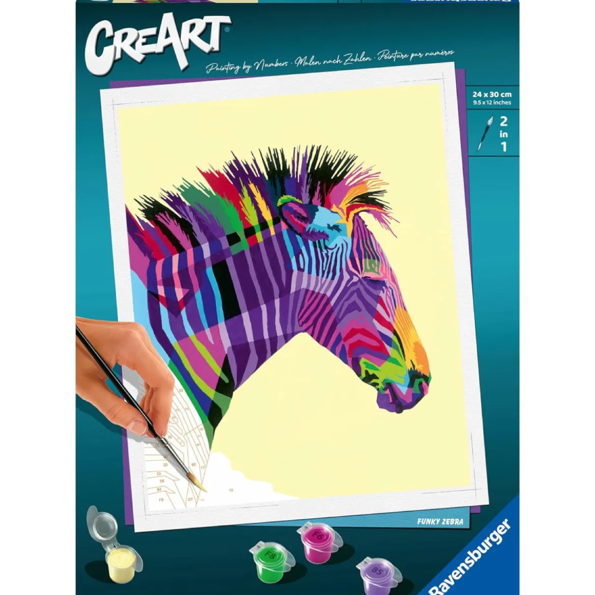 creart - funky zebra