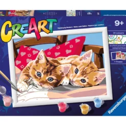 creart - gattini sul cuscino