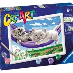 creart - gattini sull'amaca